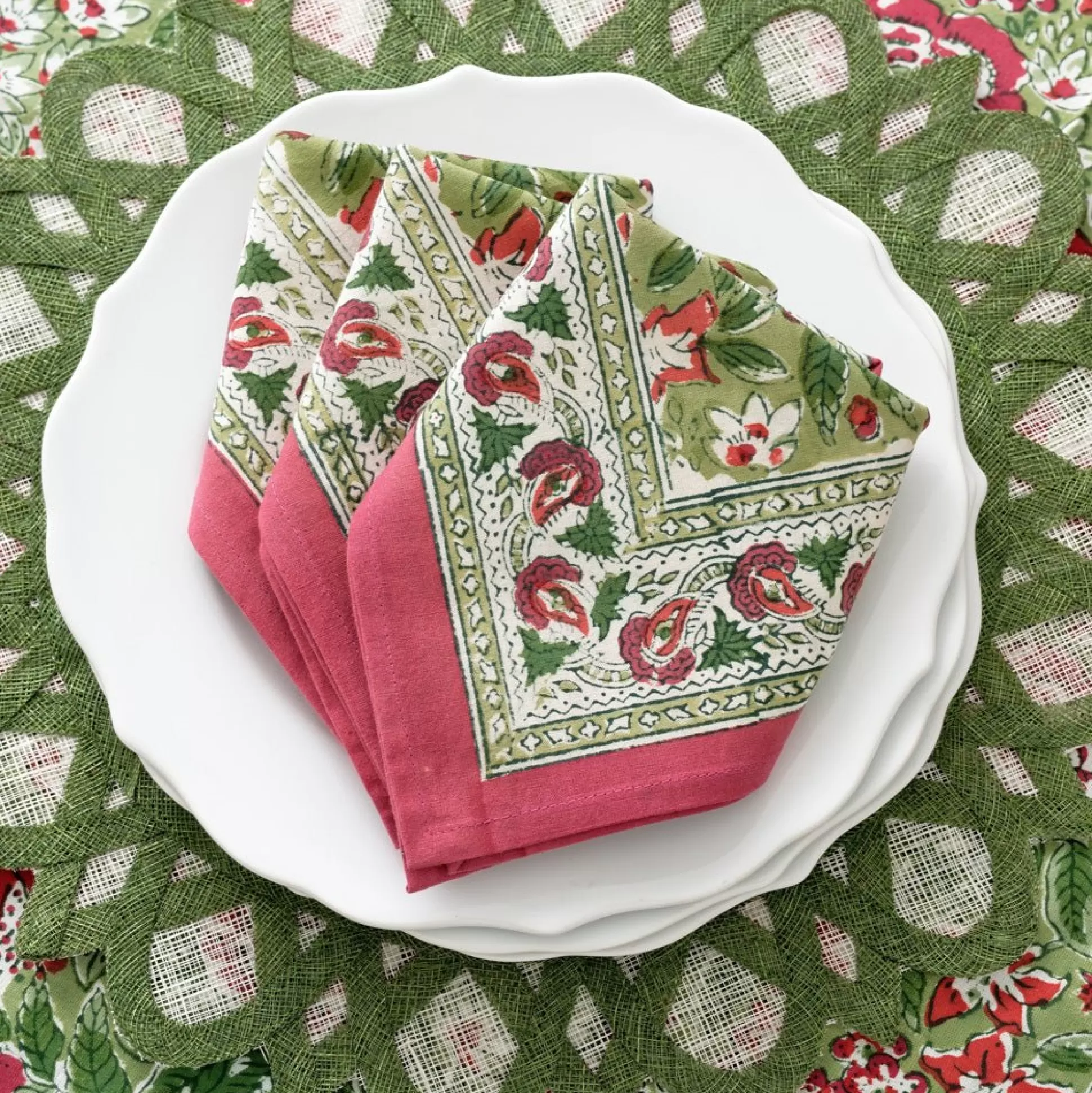 Pomegranate Inc. Napkins*Autumn Orchard Napkin | Set Of 4