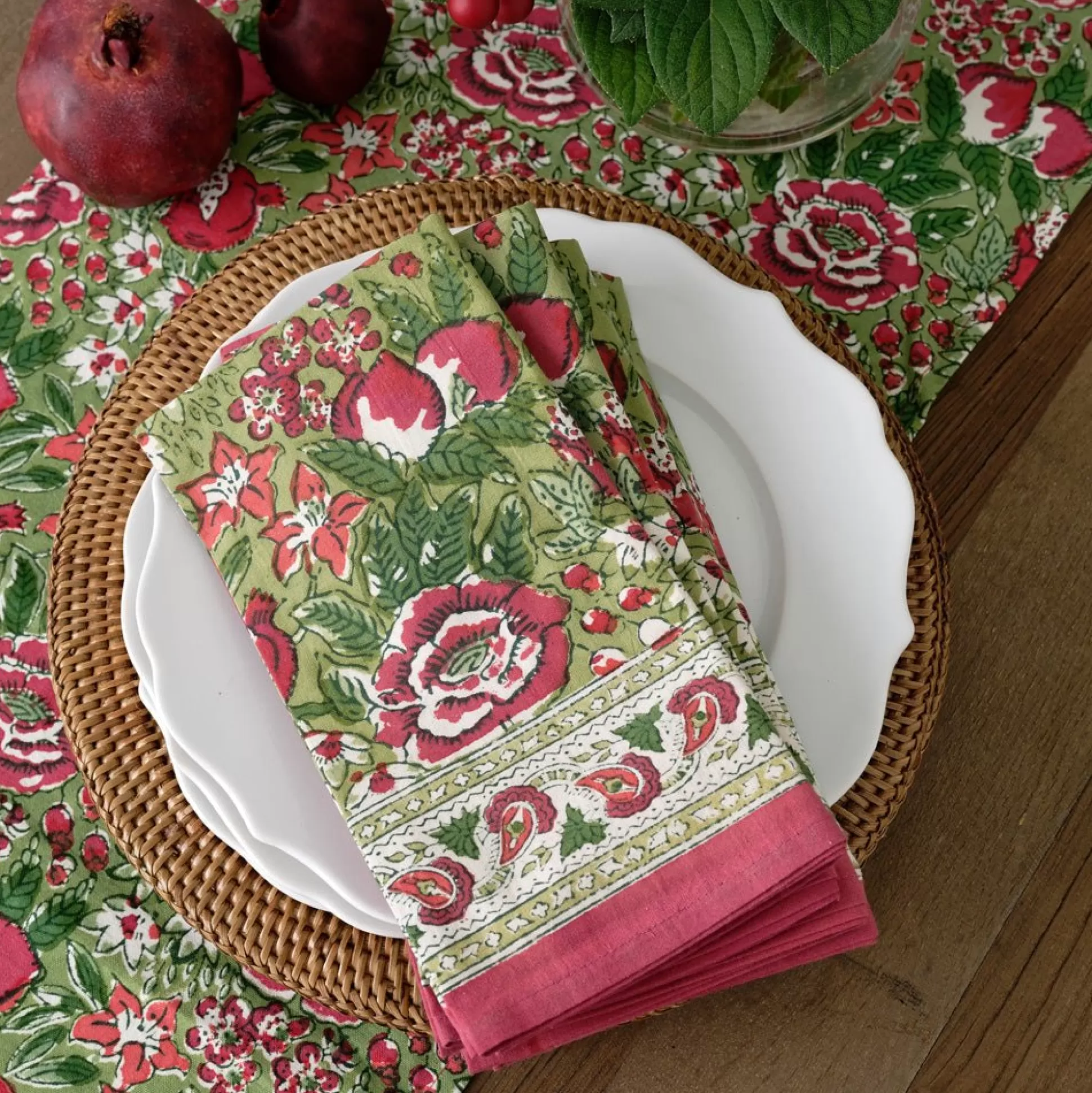 Pomegranate Inc. Napkins*Autumn Orchard Napkin | Set Of 4