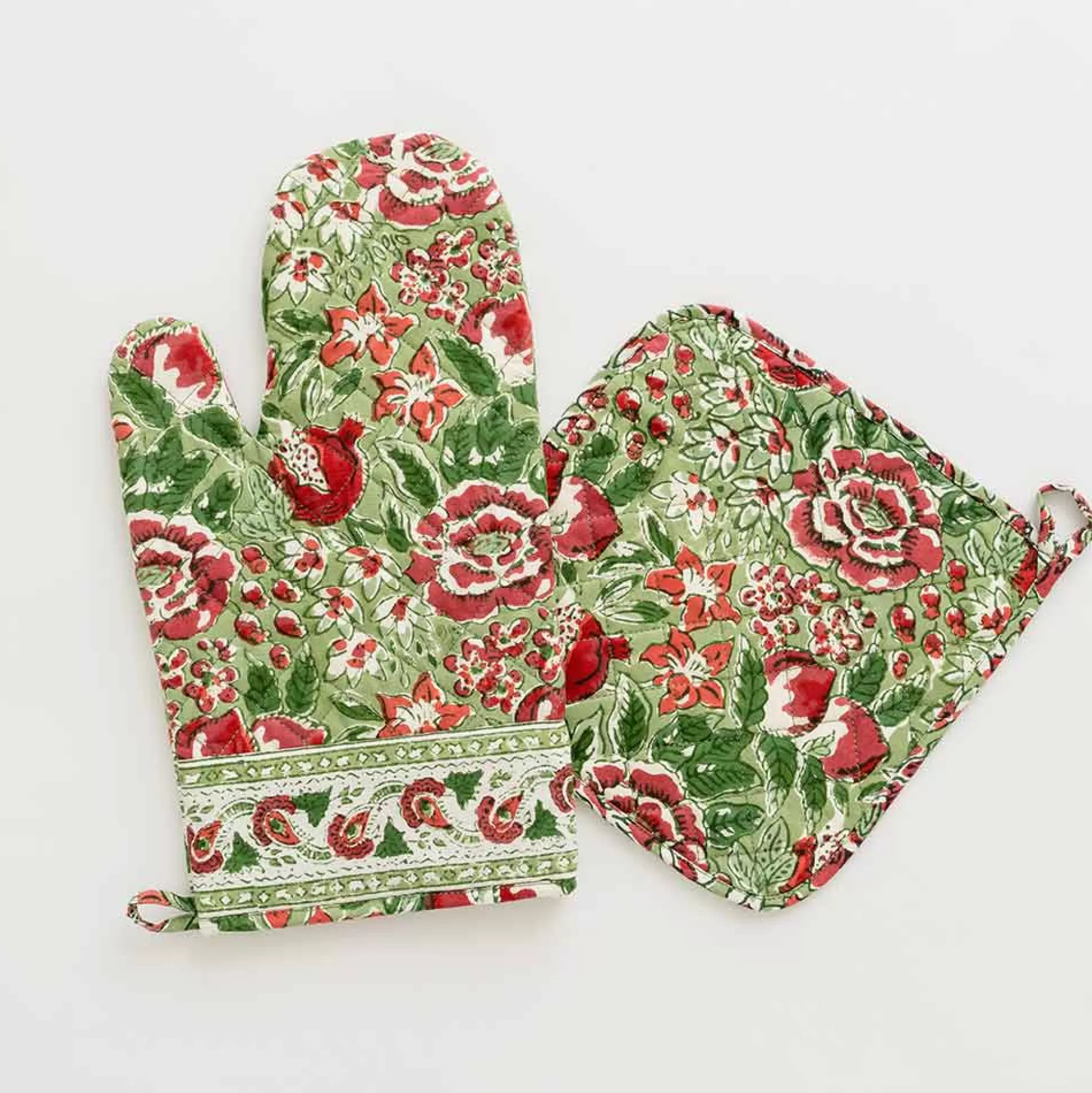 Pomegranate Inc. Oven Mitts*Autumn Orchard Oven Mitt Set