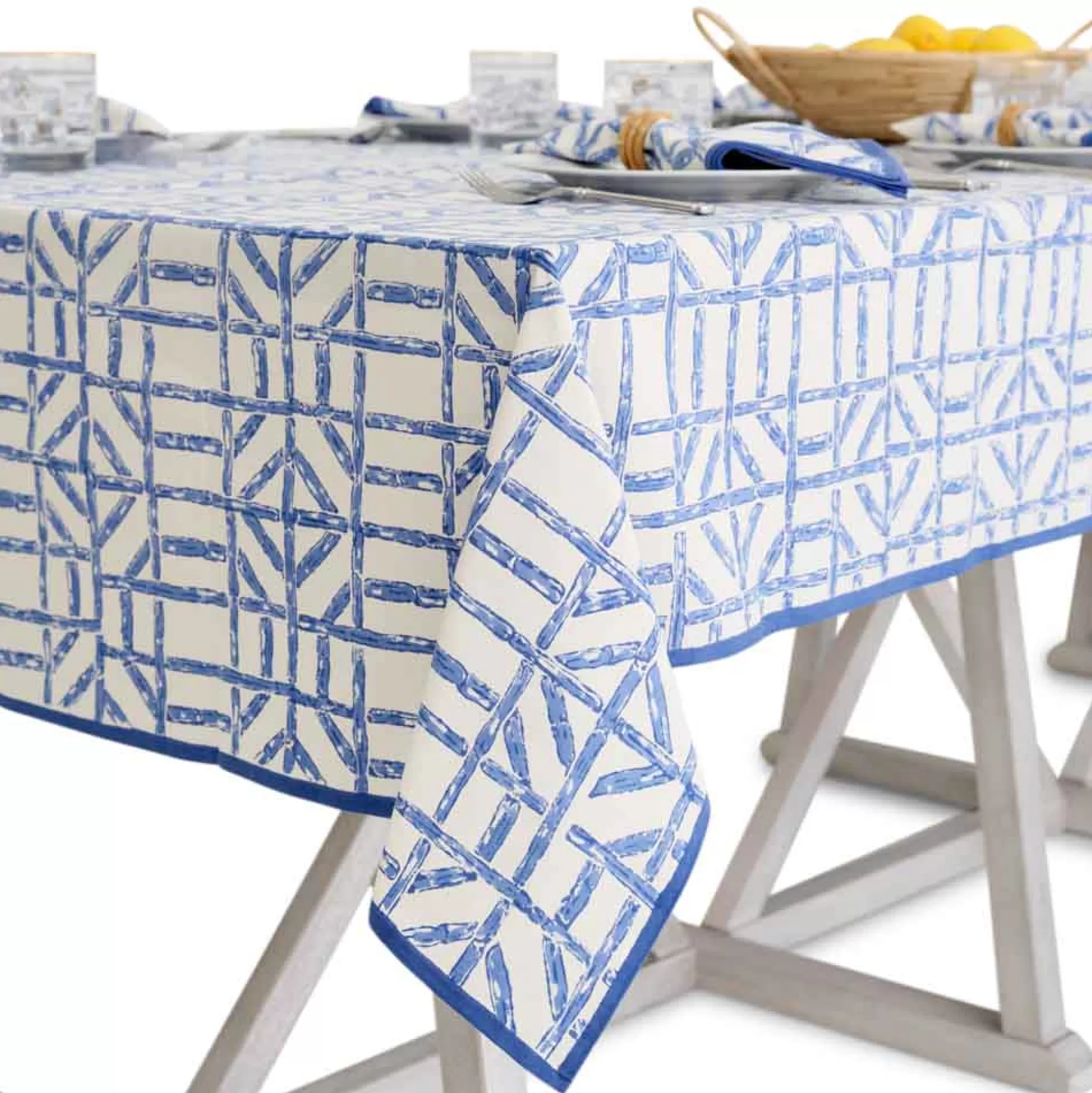 Pomegranate Inc. Tablecloths*Blue Bamboo Tablecloth