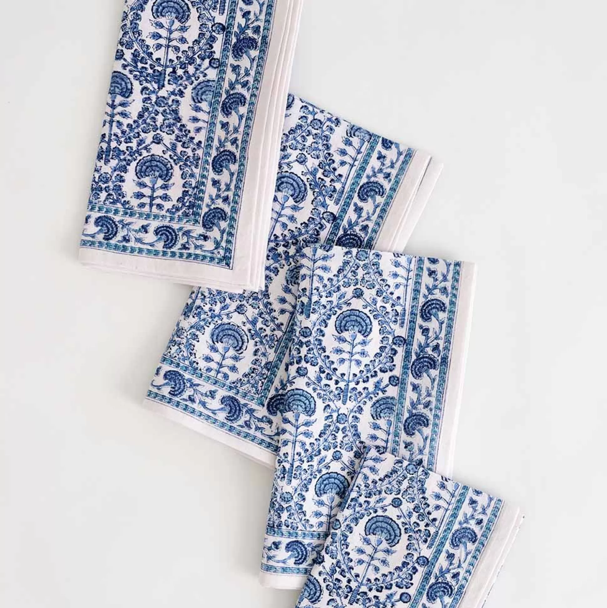 Pomegranate Inc. Napkins*Caroline Blue Napkin | Set Of 4