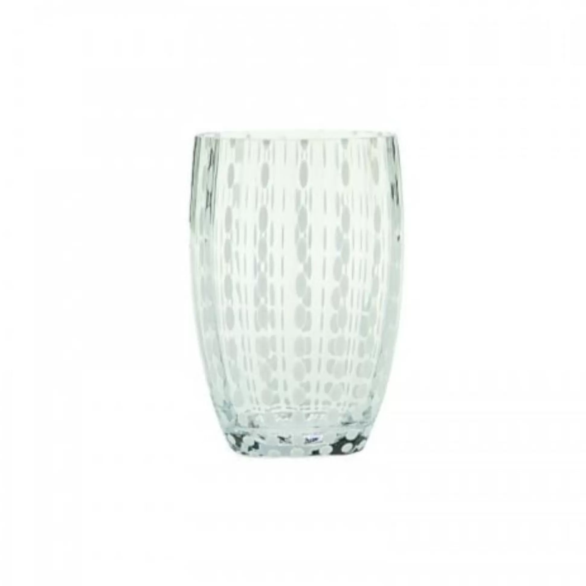 Pomegranate Inc. Glassware*Dapple Glass Tumbler Crystal