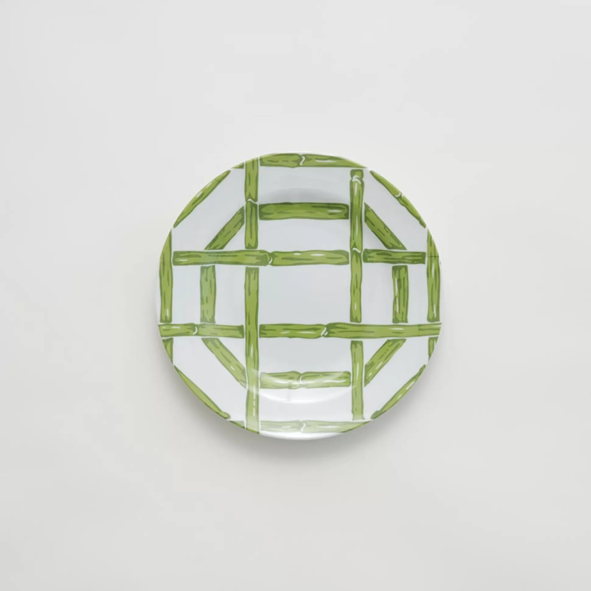 Pomegranate Inc. Melamine*Green Bamboo Melamine Appetizer Plate | Set Of 6