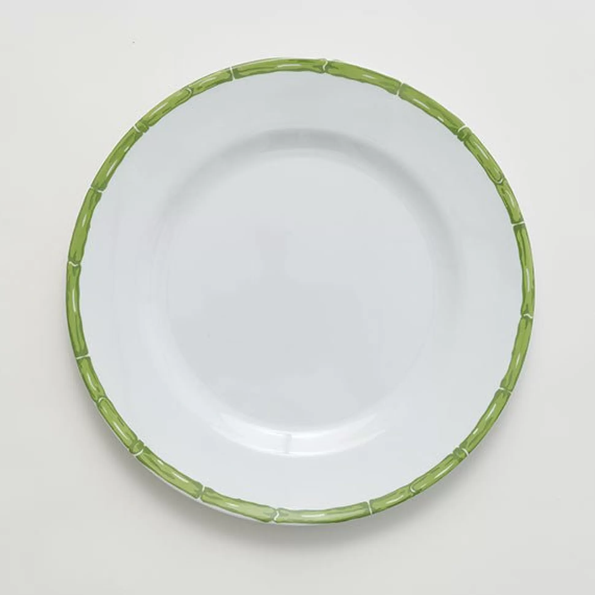 Pomegranate Inc. Melamine*Green Bamboo Melamine Dinner Plate | Set Of 6