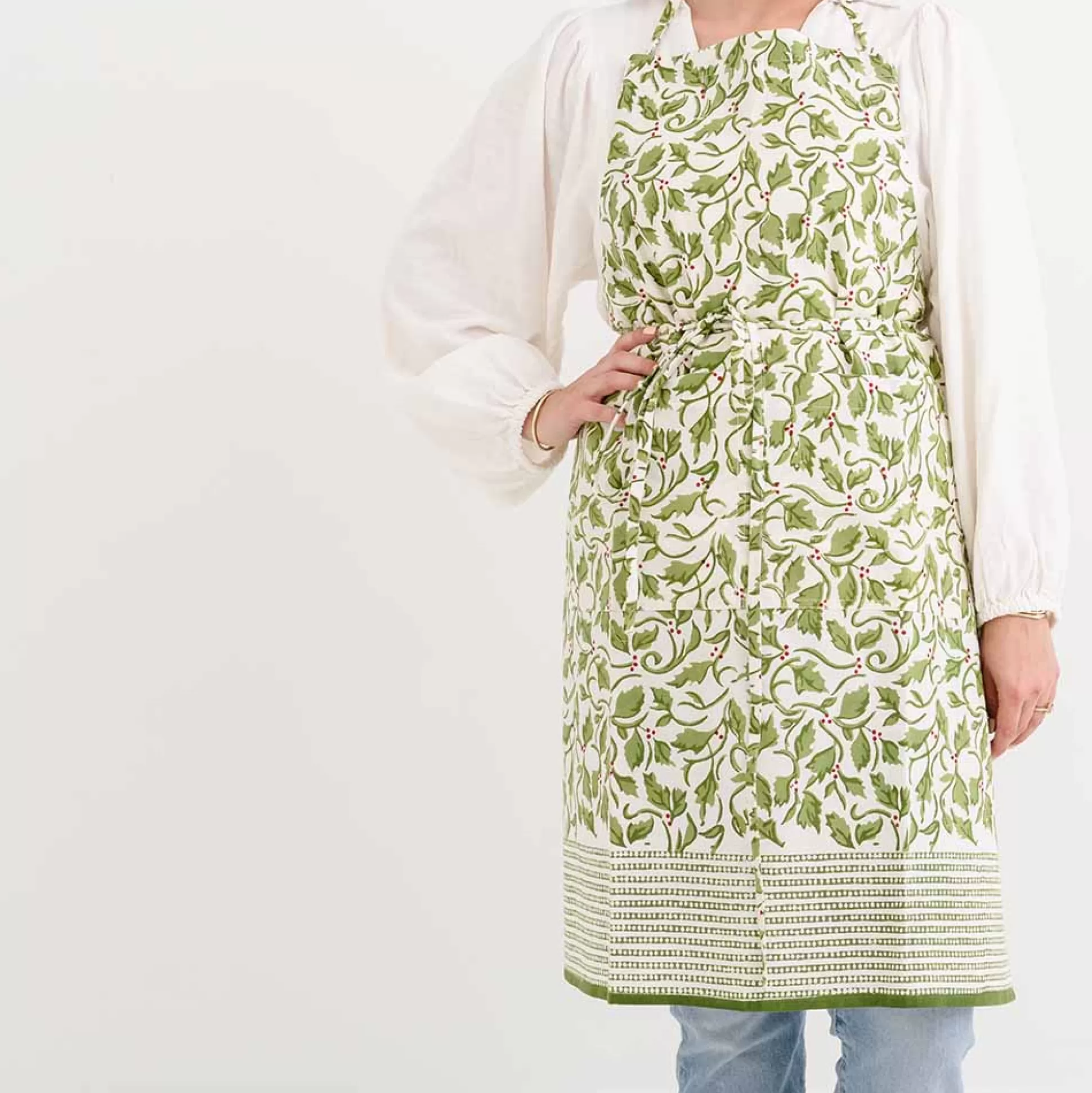 Pomegranate Inc. Aprons*Holly Berry Apron