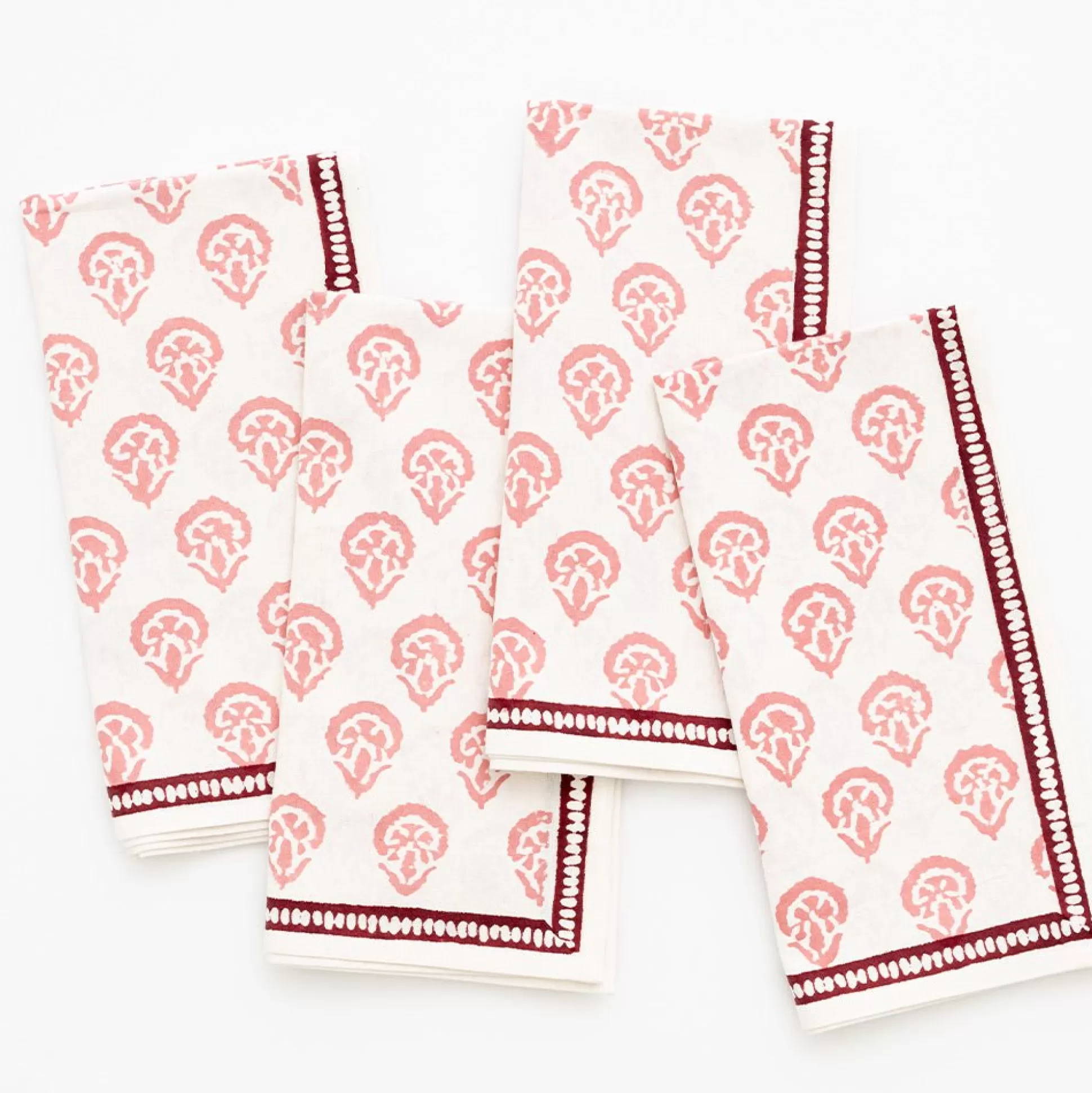 Pomegranate Inc. Napkins*India Hicks Home Carnation Blush Napkin | Set Of 4