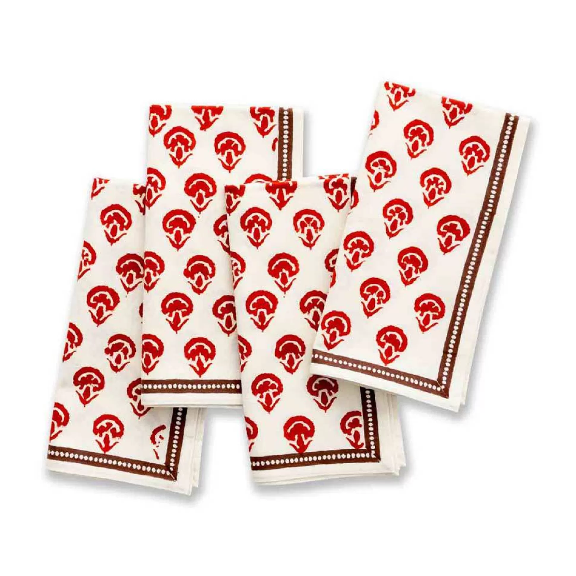 Pomegranate Inc. Napkins*India Hicks Home Carnations Napkin | Set Of 4