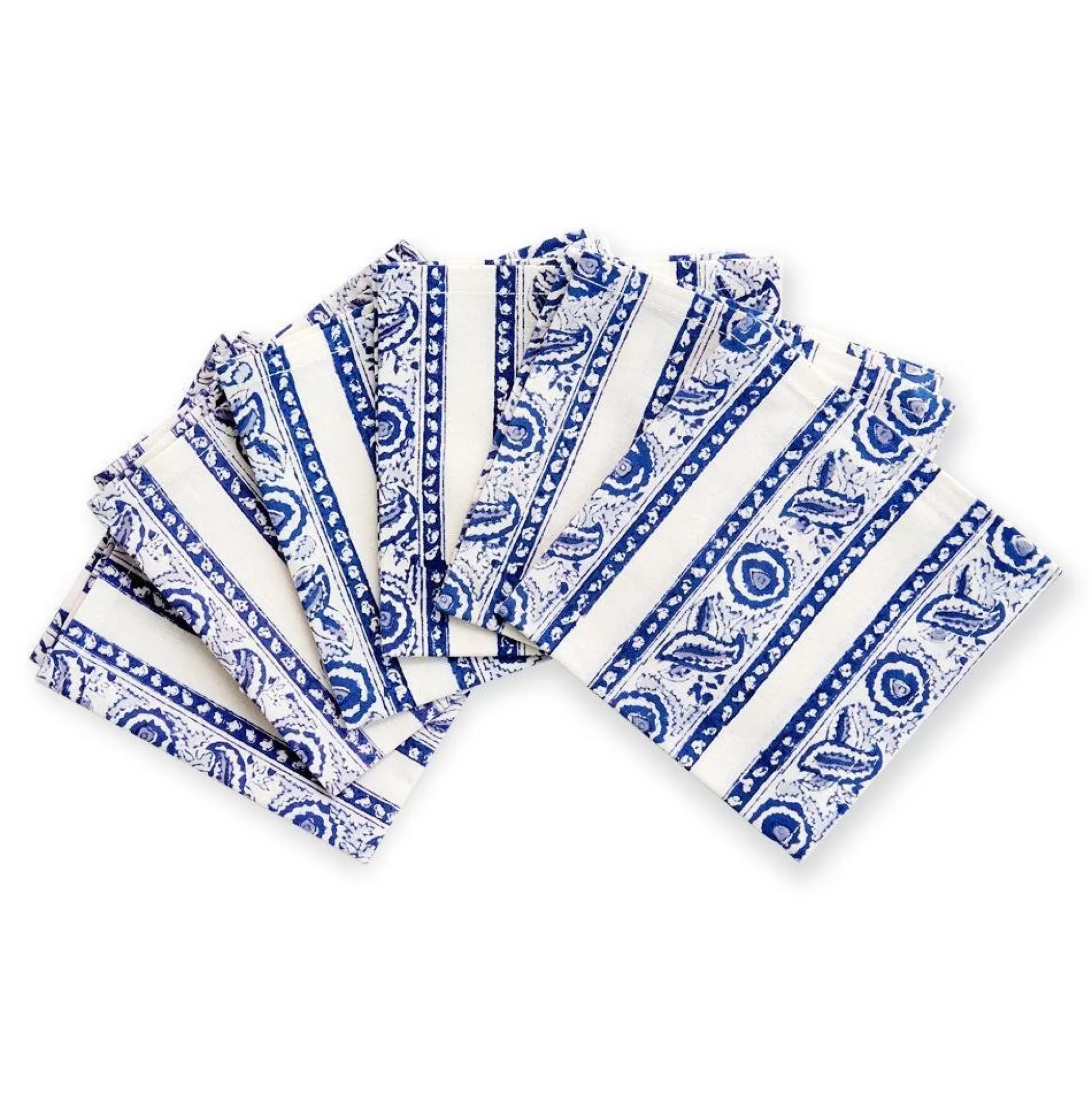 Pomegranate Inc. Cocktail Napkins*India Hicks Home Fat Shell Cocktail Napkins | Set Of 6