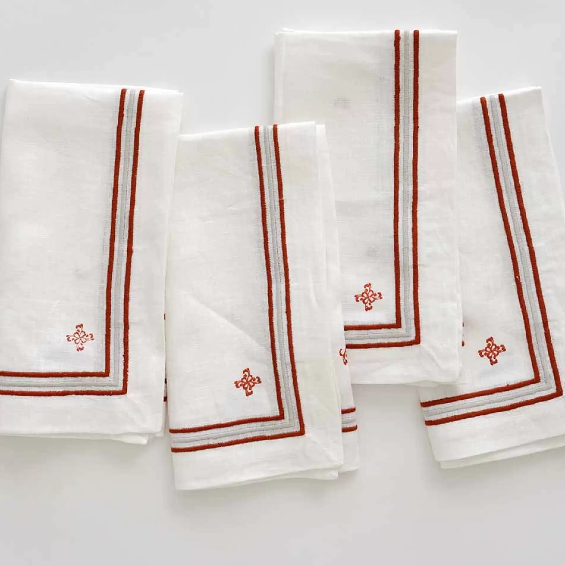 Pomegranate Inc. Napkins*India Hicks Home Fly Linen Napkin | Set Of 4