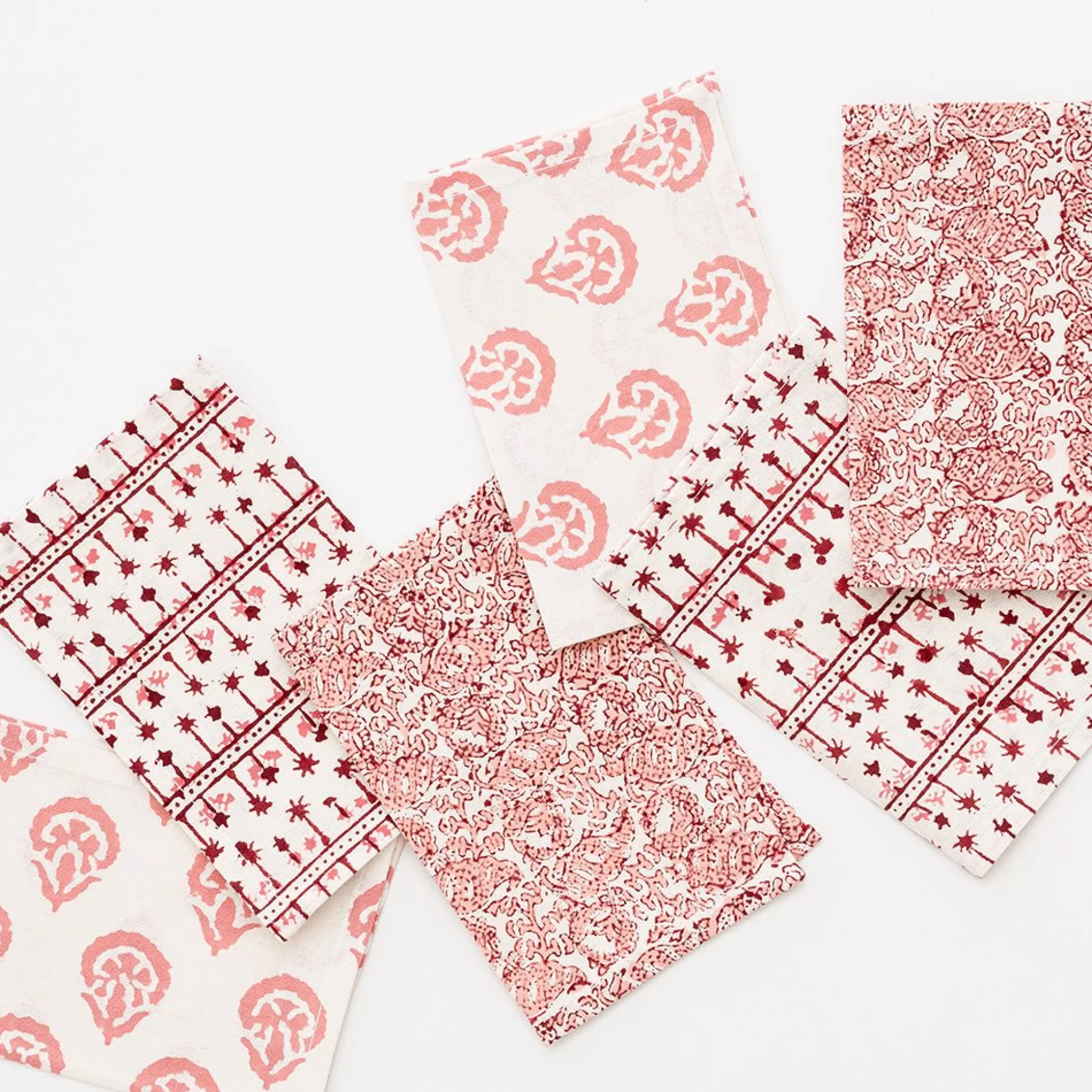Pomegranate Inc. Cocktail Napkins*India Hicks Home Multi Blush Cocktail Napkin | Set Of 6