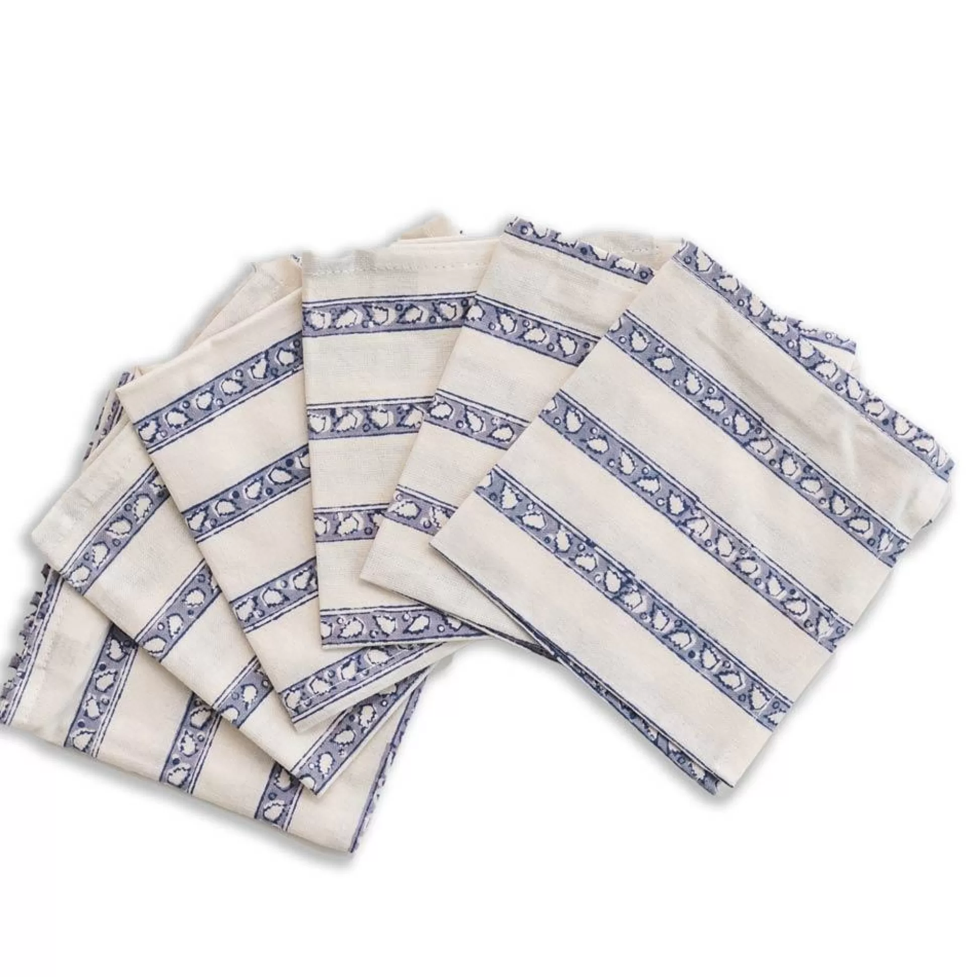 Pomegranate Inc. Cocktail Napkins*India Hicks Home Skinny Shell Cocktail Napkins | Set Of 6
