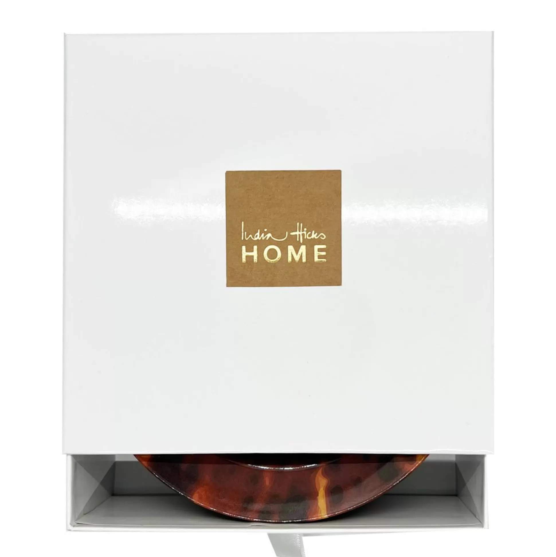 Pomegranate Inc. Melamine*India Hicks Home Tortoise Melamine Appetizer Plate | Set Of 6