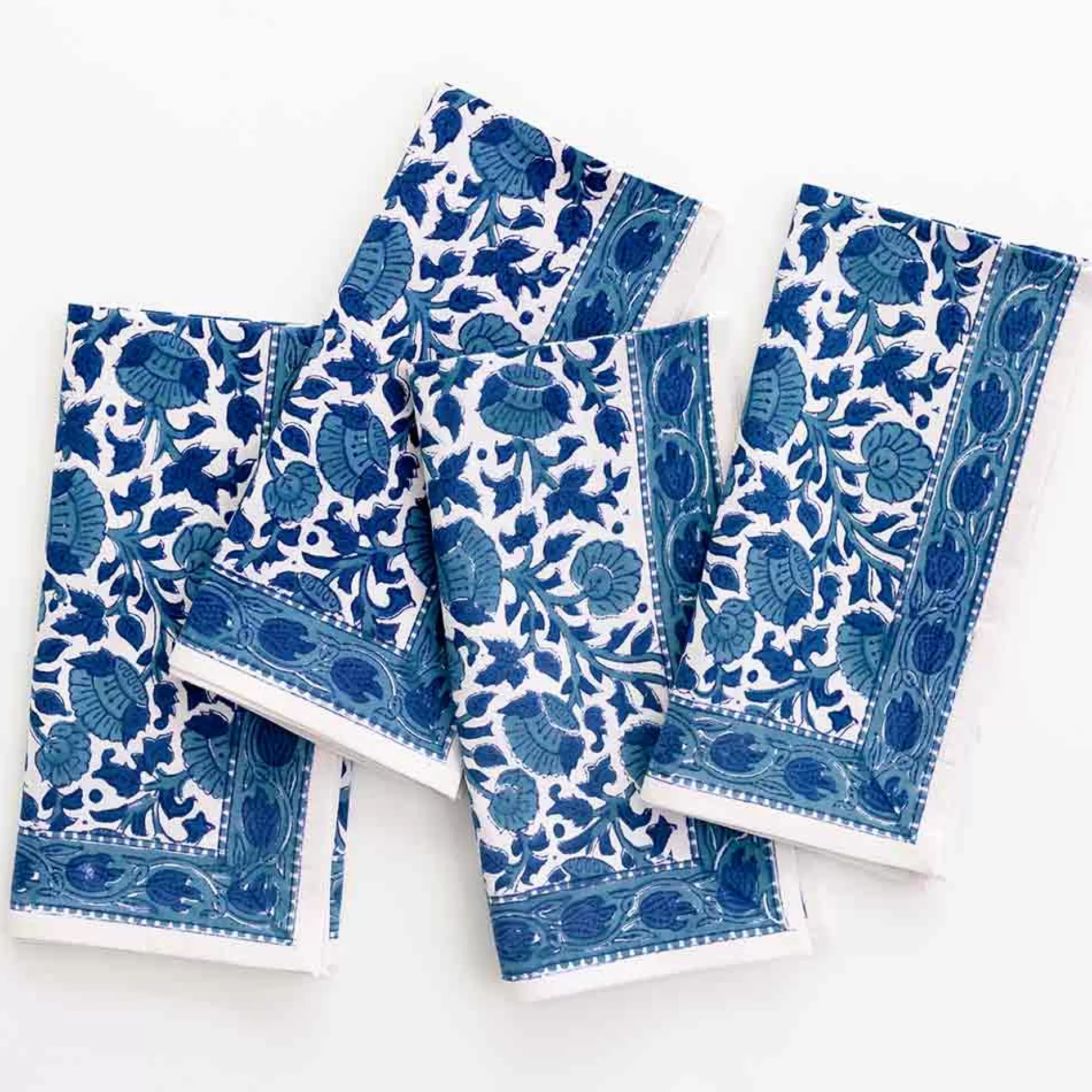 Pomegranate Inc. Napkins*Indigo Blossom Napkin | Set Of 4