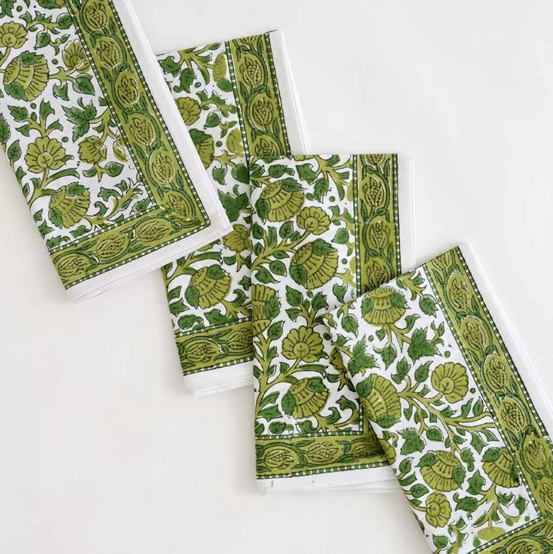 Pomegranate Inc. Napkins*Jade Blossom Napkin | Set Of 4