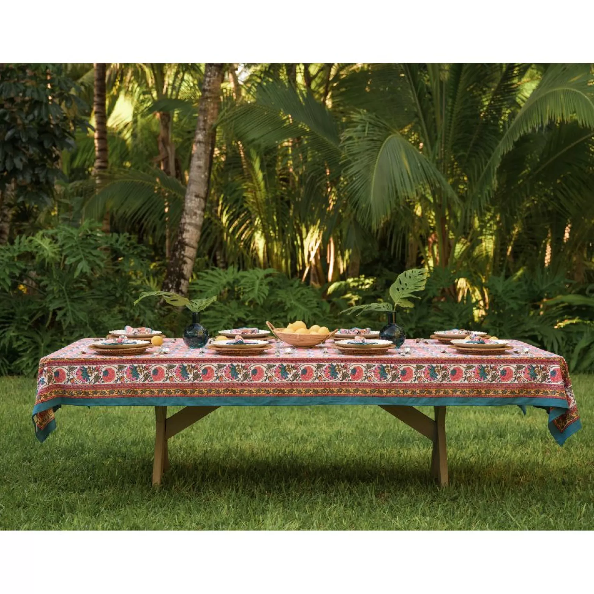 Pomegranate Inc. Tablecloths*Jewel Blossom Tablecloth