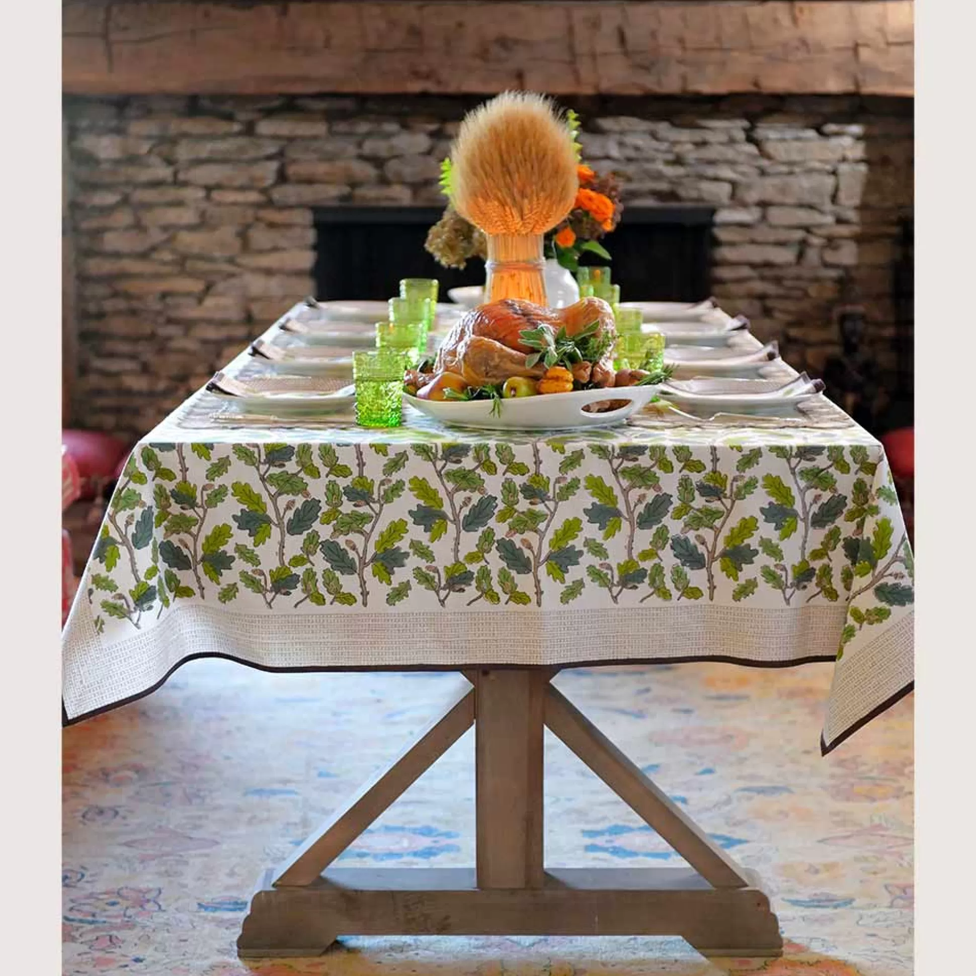 Pomegranate Inc. Tablecloths*Maple & Acorn Tablecloth