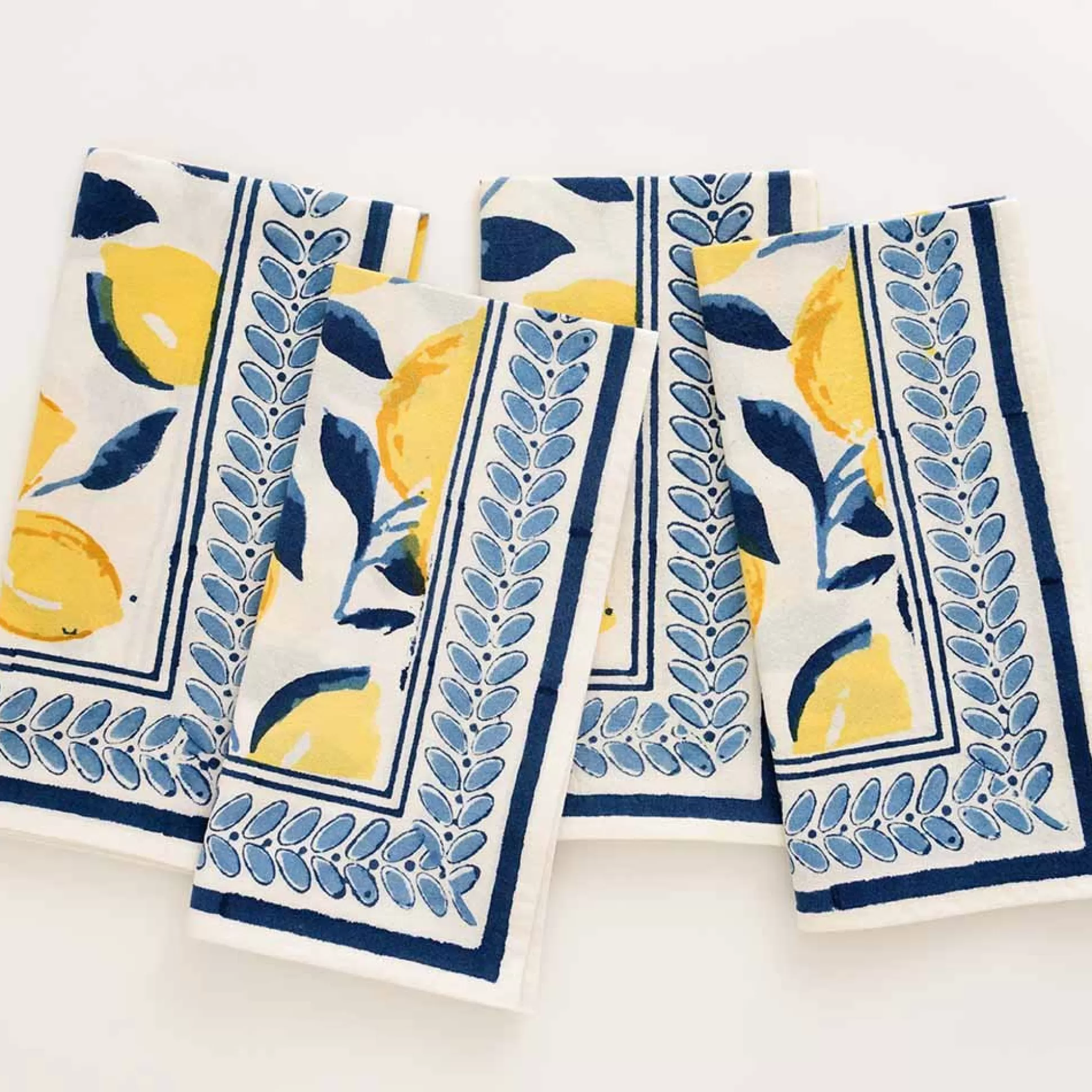 Pomegranate Inc. Napkins*Mod Lemon Napkin | Set Of 4