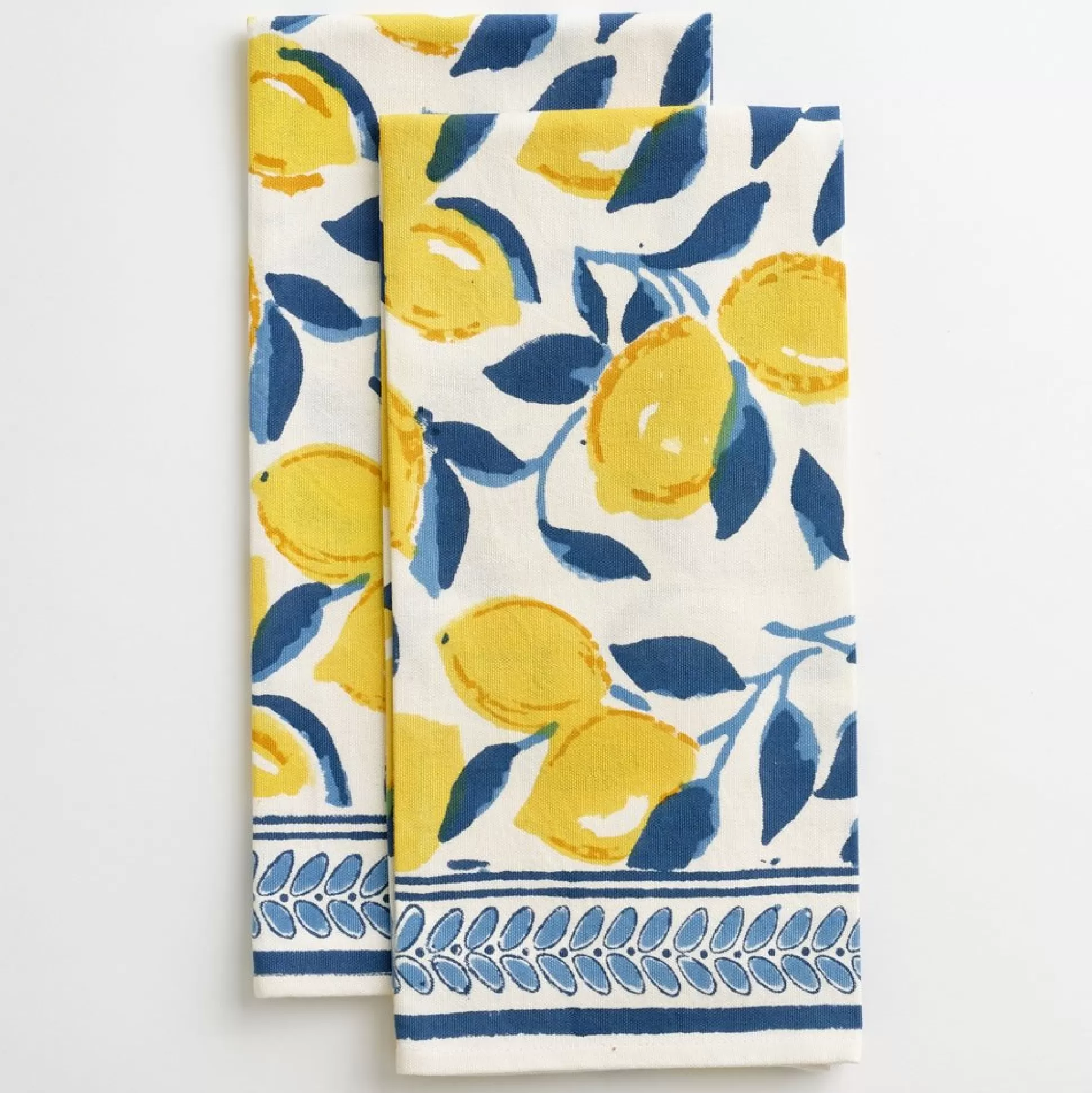 Pomegranate Inc. Tea Towels*Mod Lemon Tea Towels