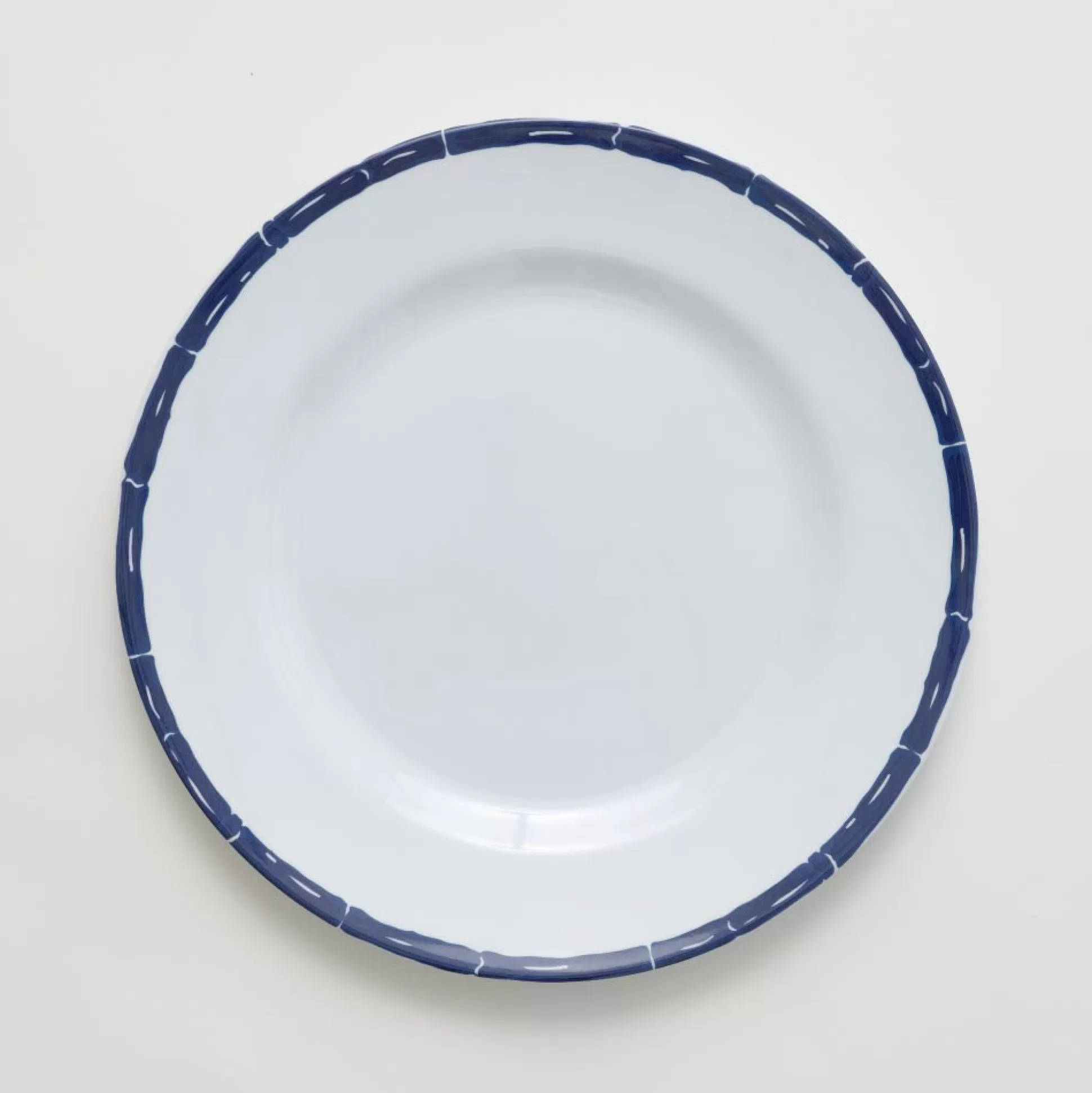 Pomegranate Inc. Melamine*Navy Bamboo Melamine Dinner Plate | Set Of 6