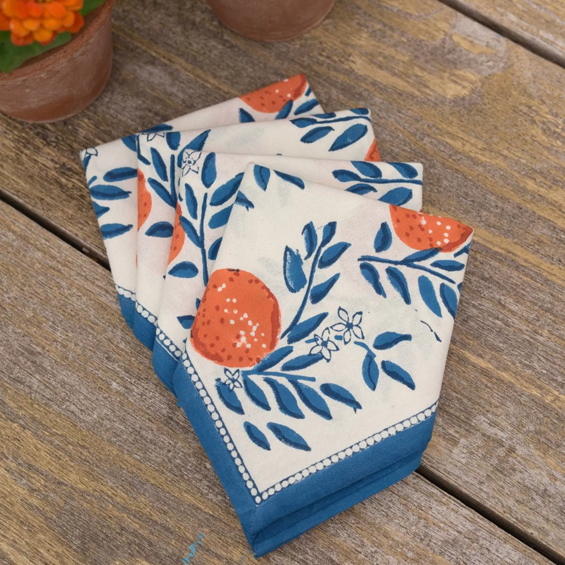 Pomegranate Inc. Napkins*Orange Grove Napkin | Set Of 4