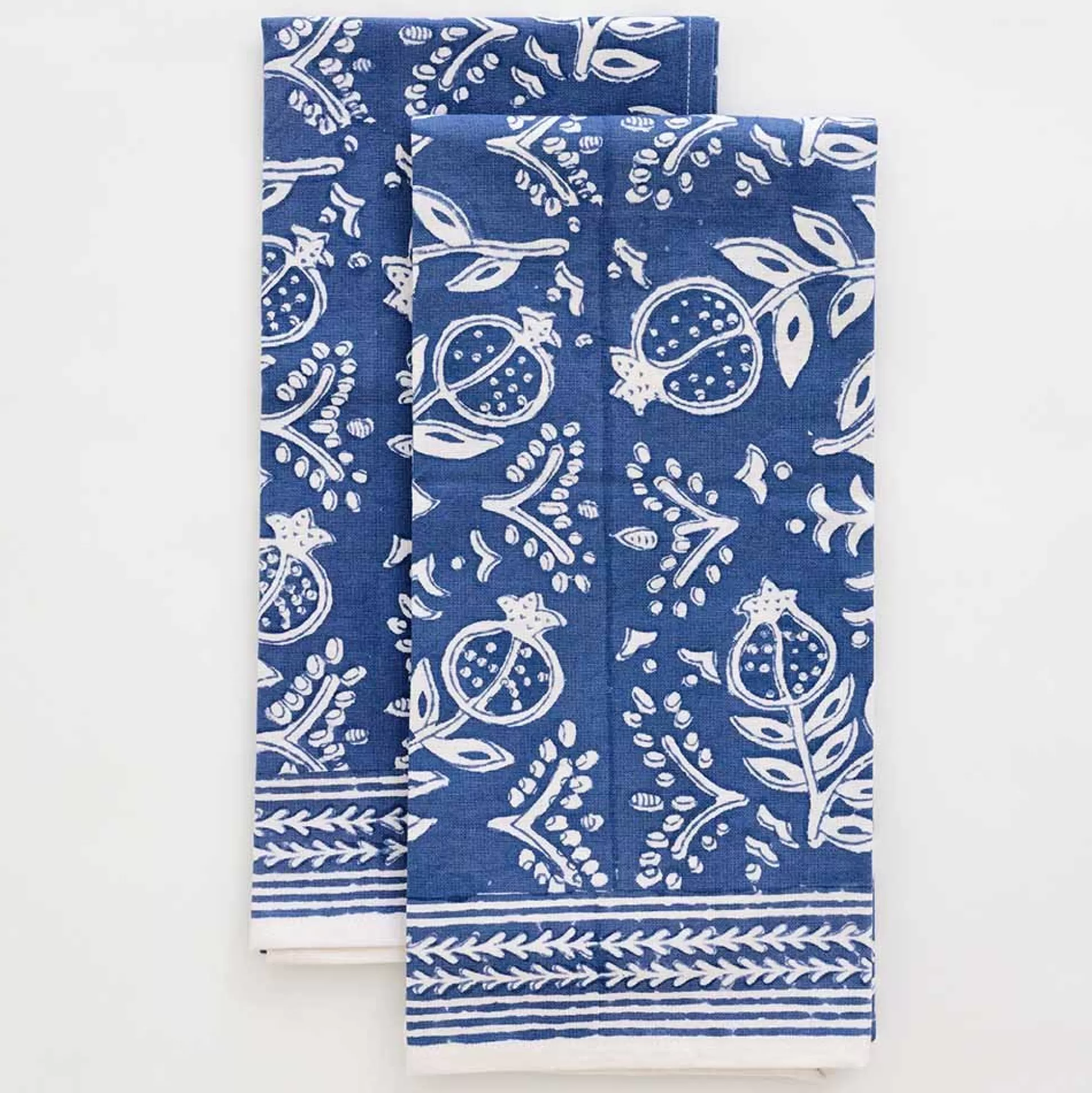 Pomegranate Inc. Tea Towels*Pomegranate Blue Tea Towels