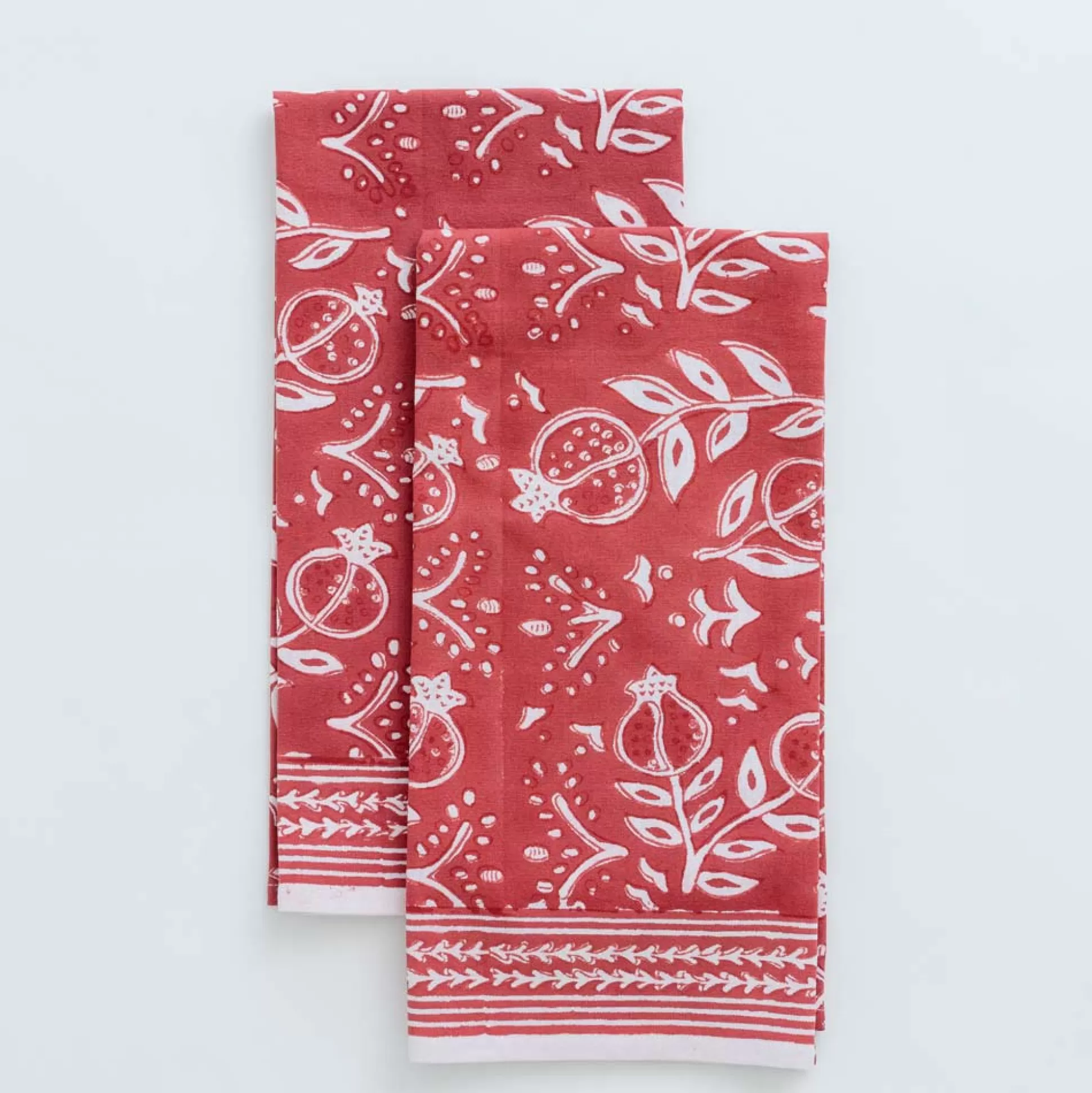 Pomegranate Inc. Tea Towels*Pomegranate Poppy Tea Towels