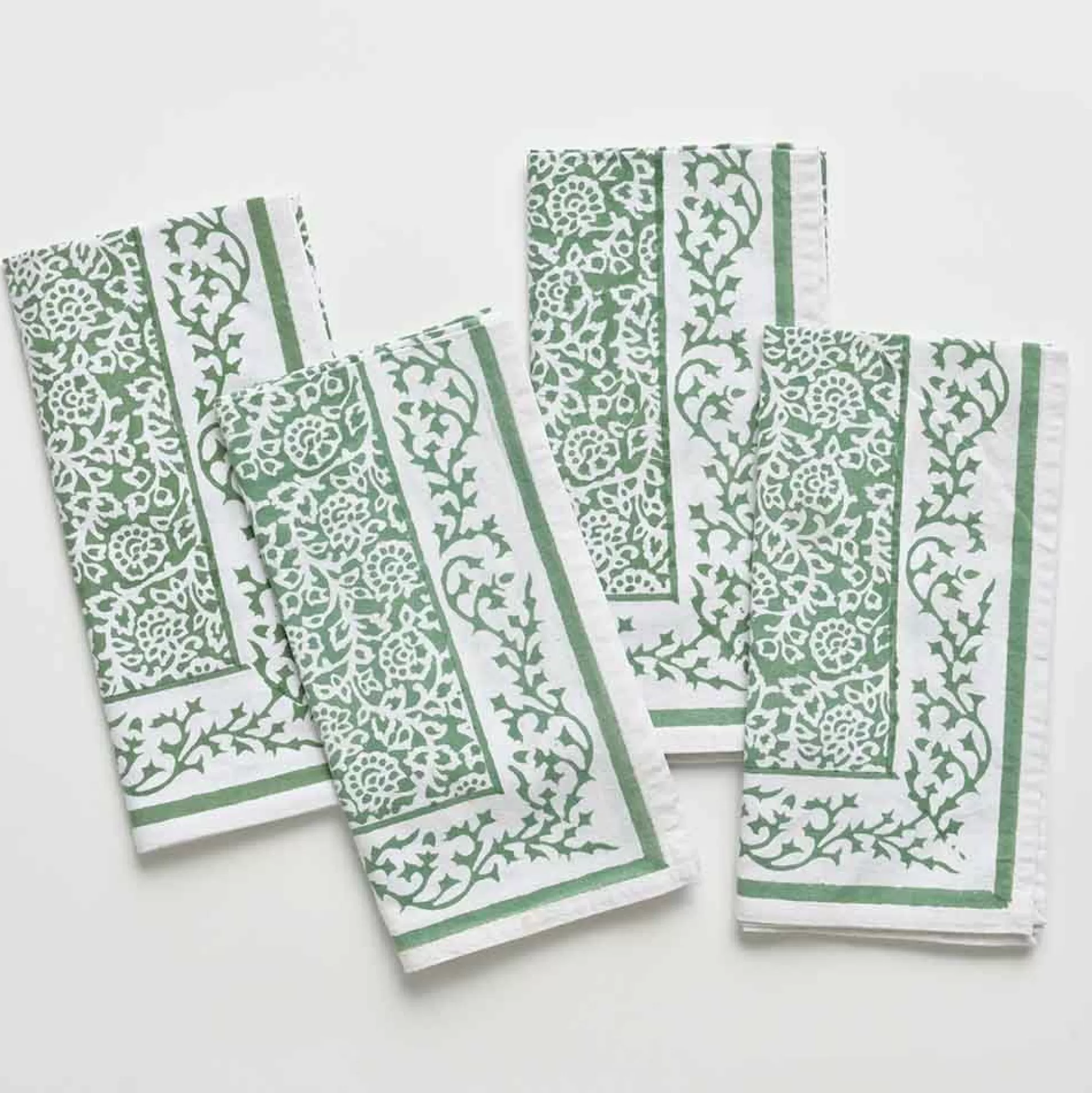 Pomegranate Inc. Napkins*Tapestry Green Napkin | Set Of 4