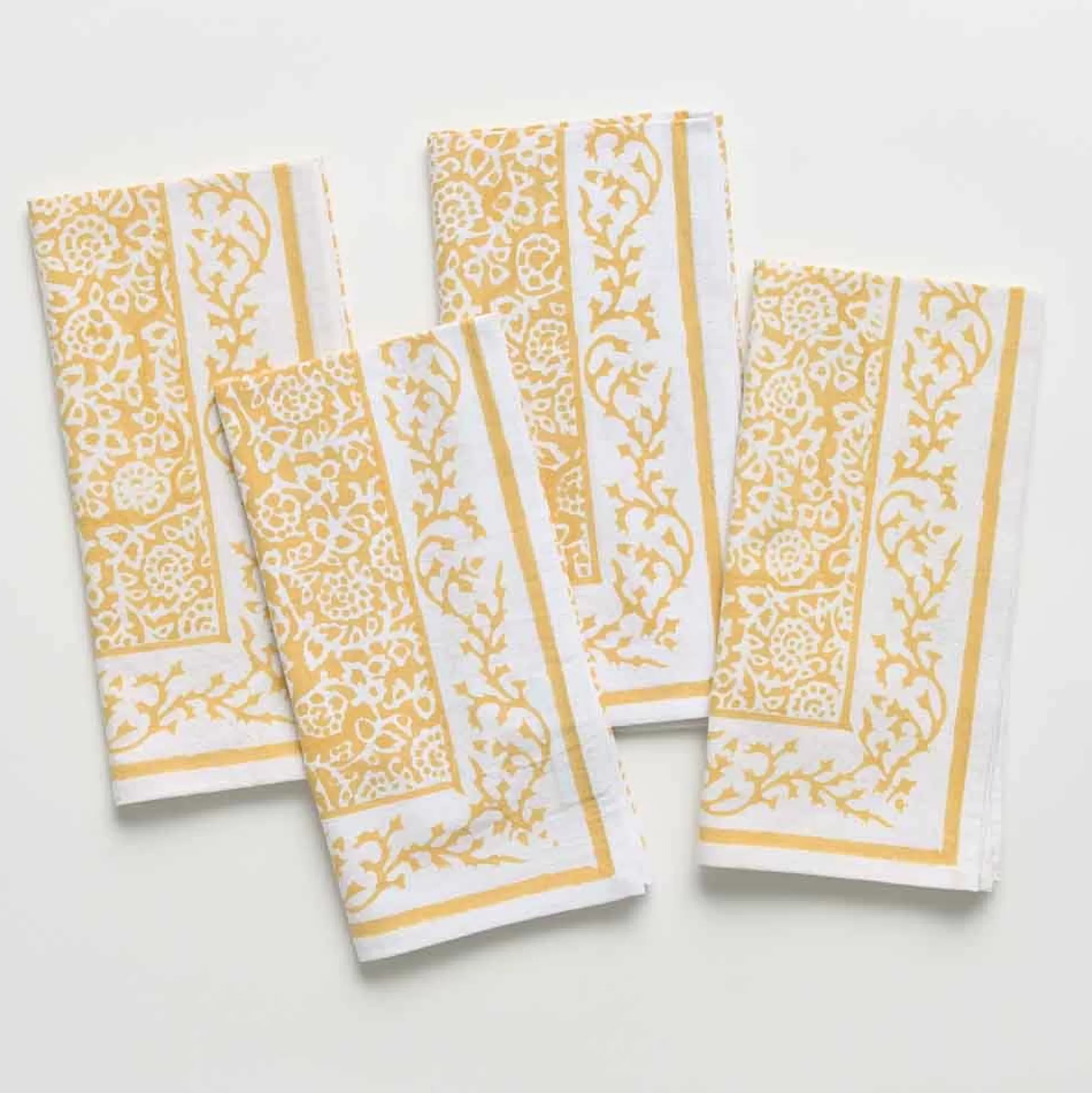 Pomegranate Inc. Napkins*Tapestry Marigold Napkin | Set Of 4