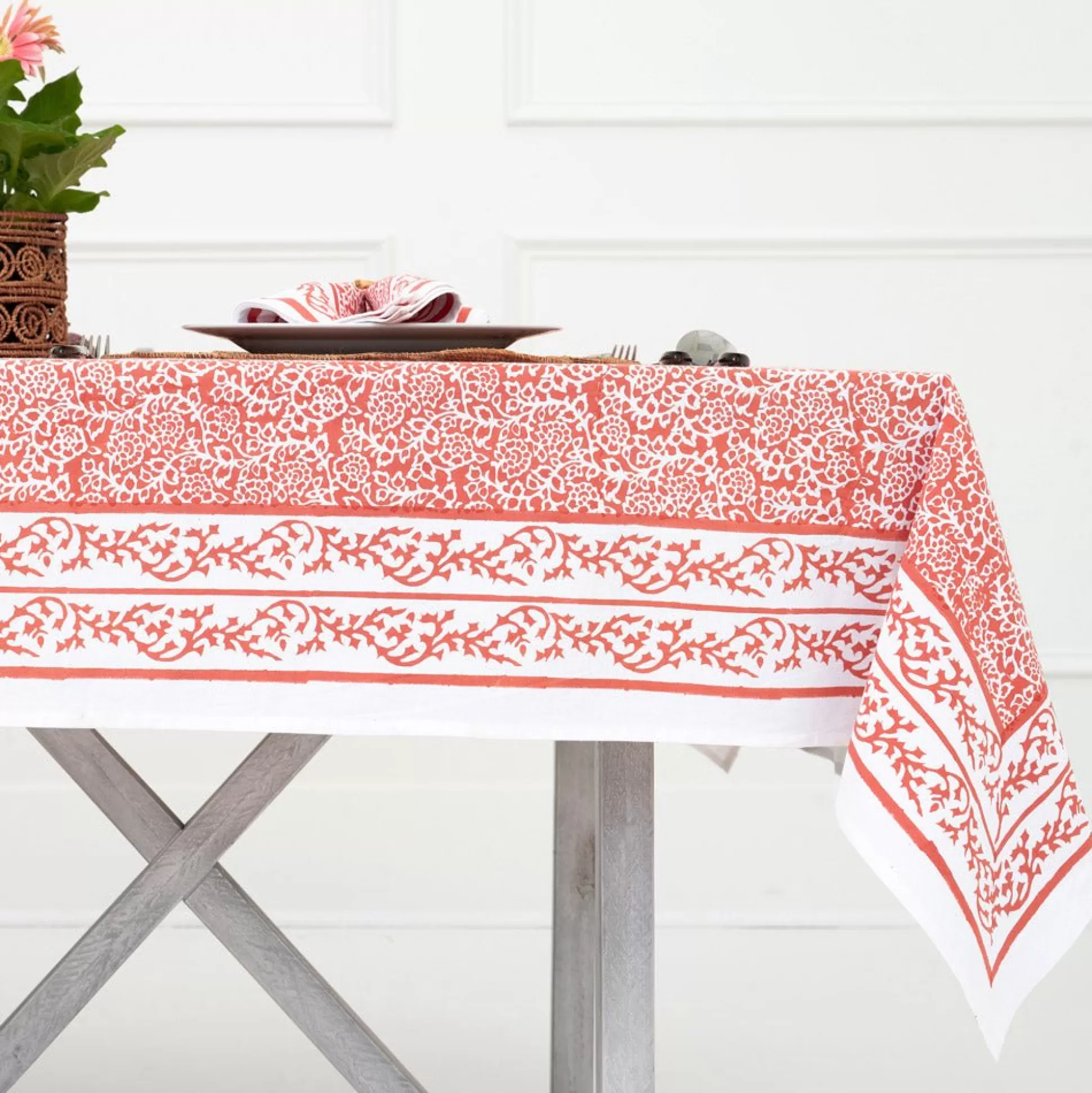 Pomegranate Inc. Tablecloths*Tapestry Persimmon Tablecloth