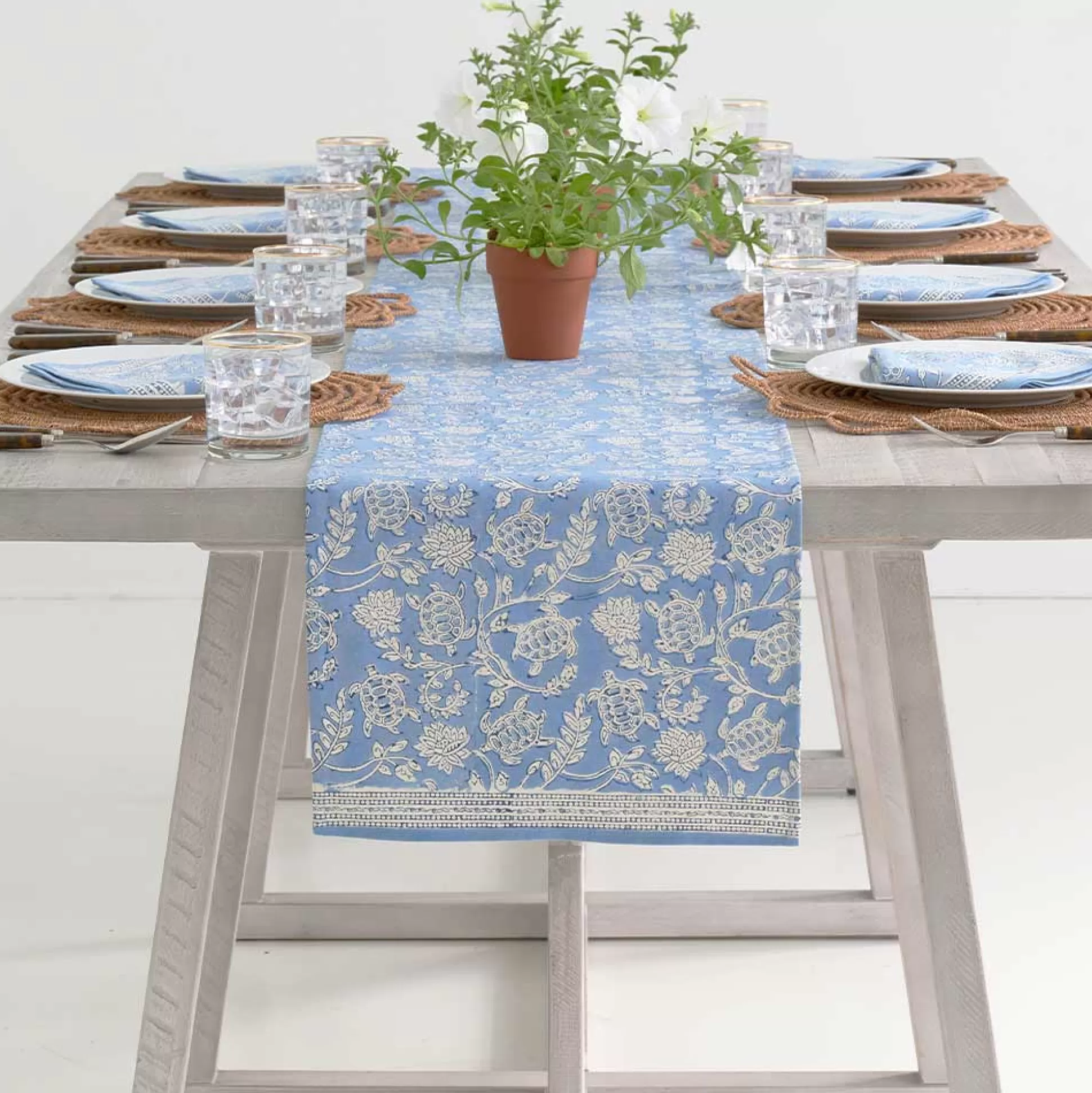 Pomegranate Inc. Table Runners*Turtle Cove Table Runner