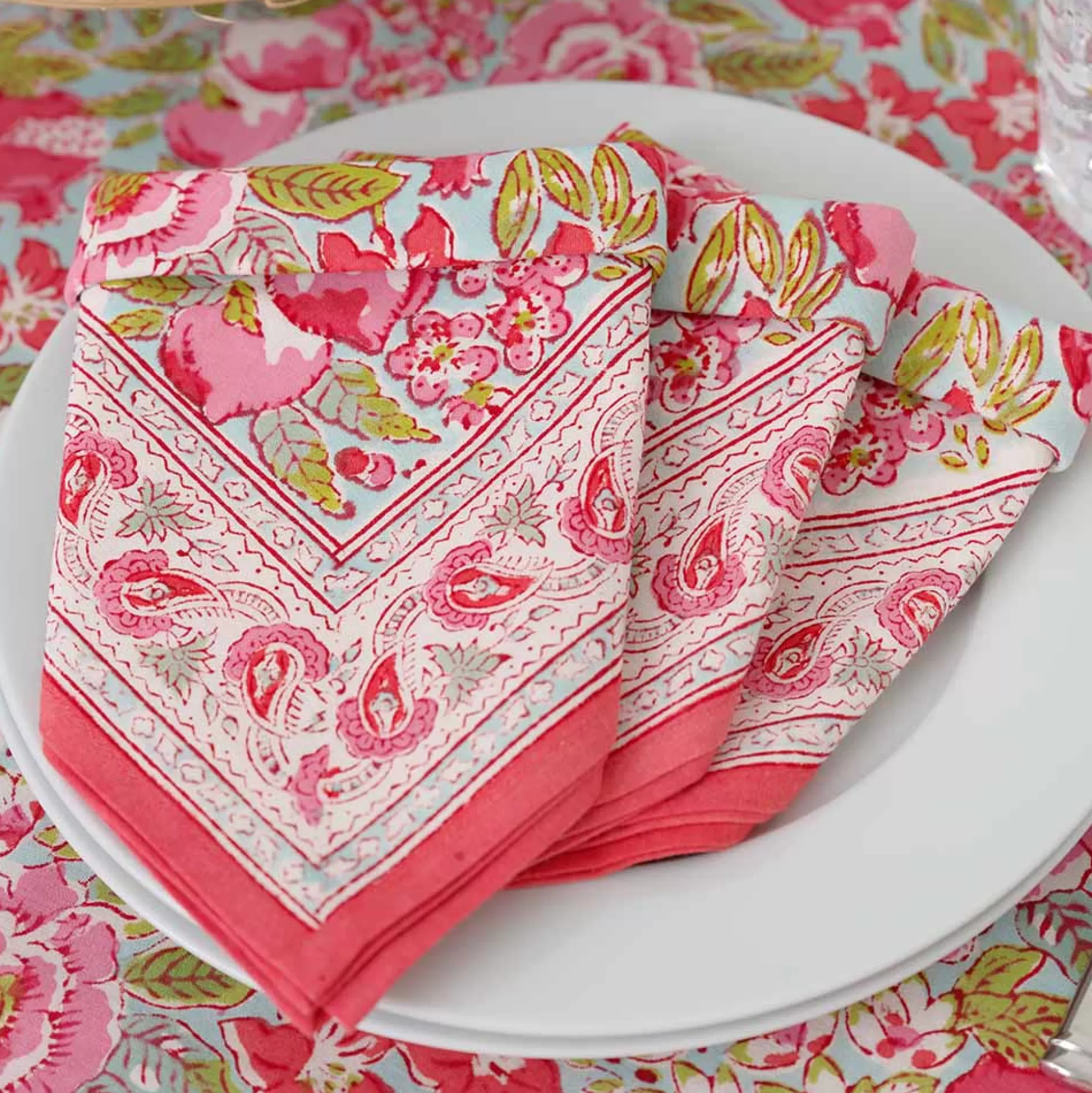 Pomegranate Inc. Napkins*Wildflower Garden Napkin | Set Of 4