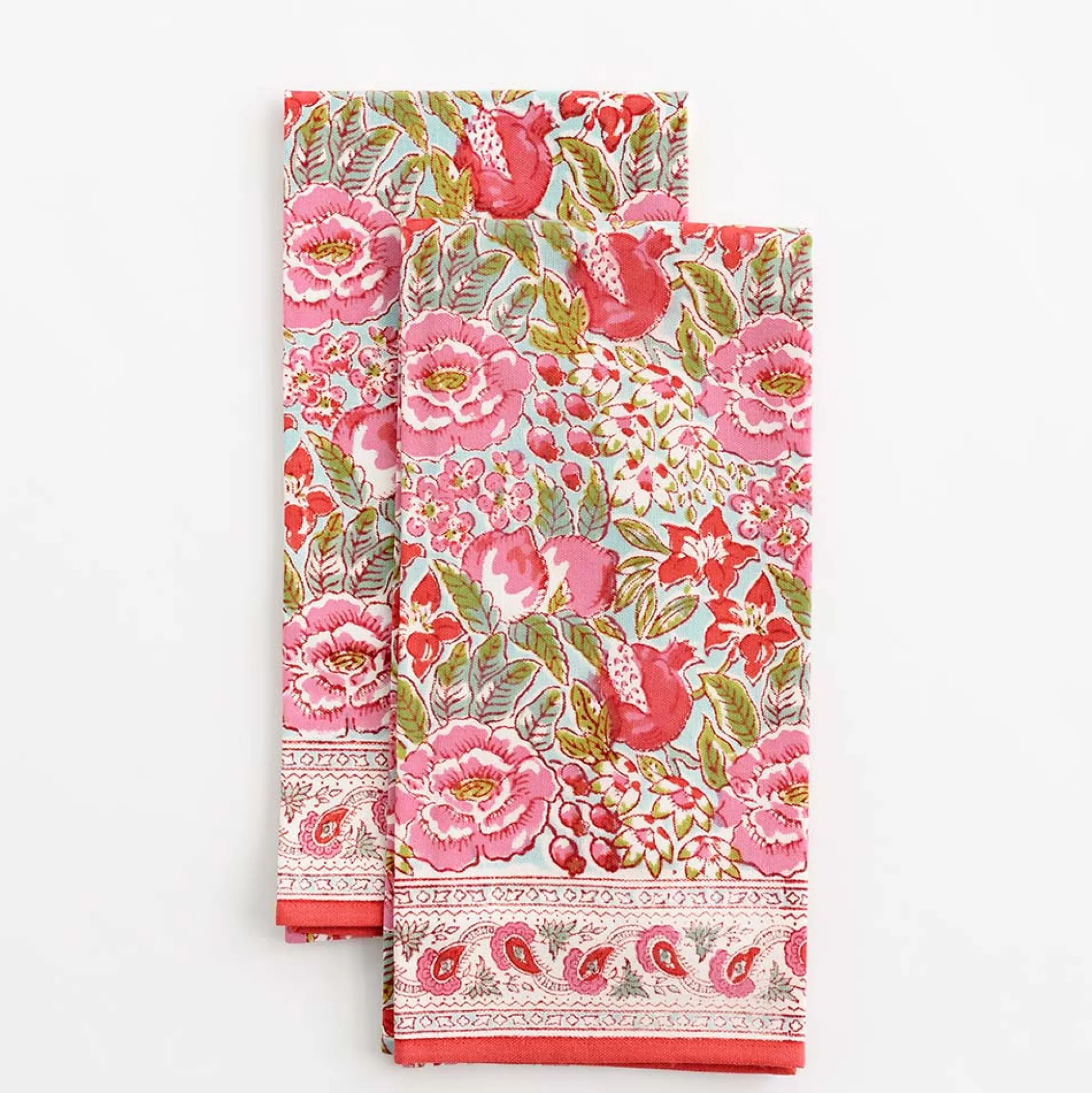 Pomegranate Inc. Tea Towels*Wildflower Garden Tea Towels