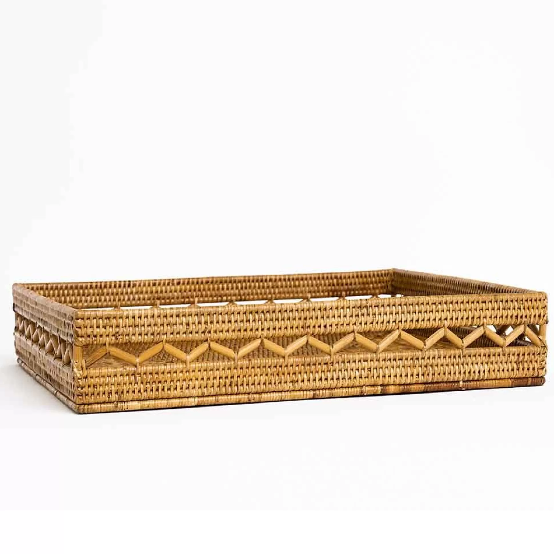 Pomegranate Inc. Rattan Wicker & Bamboo*Woven Rattan Bakery Tray