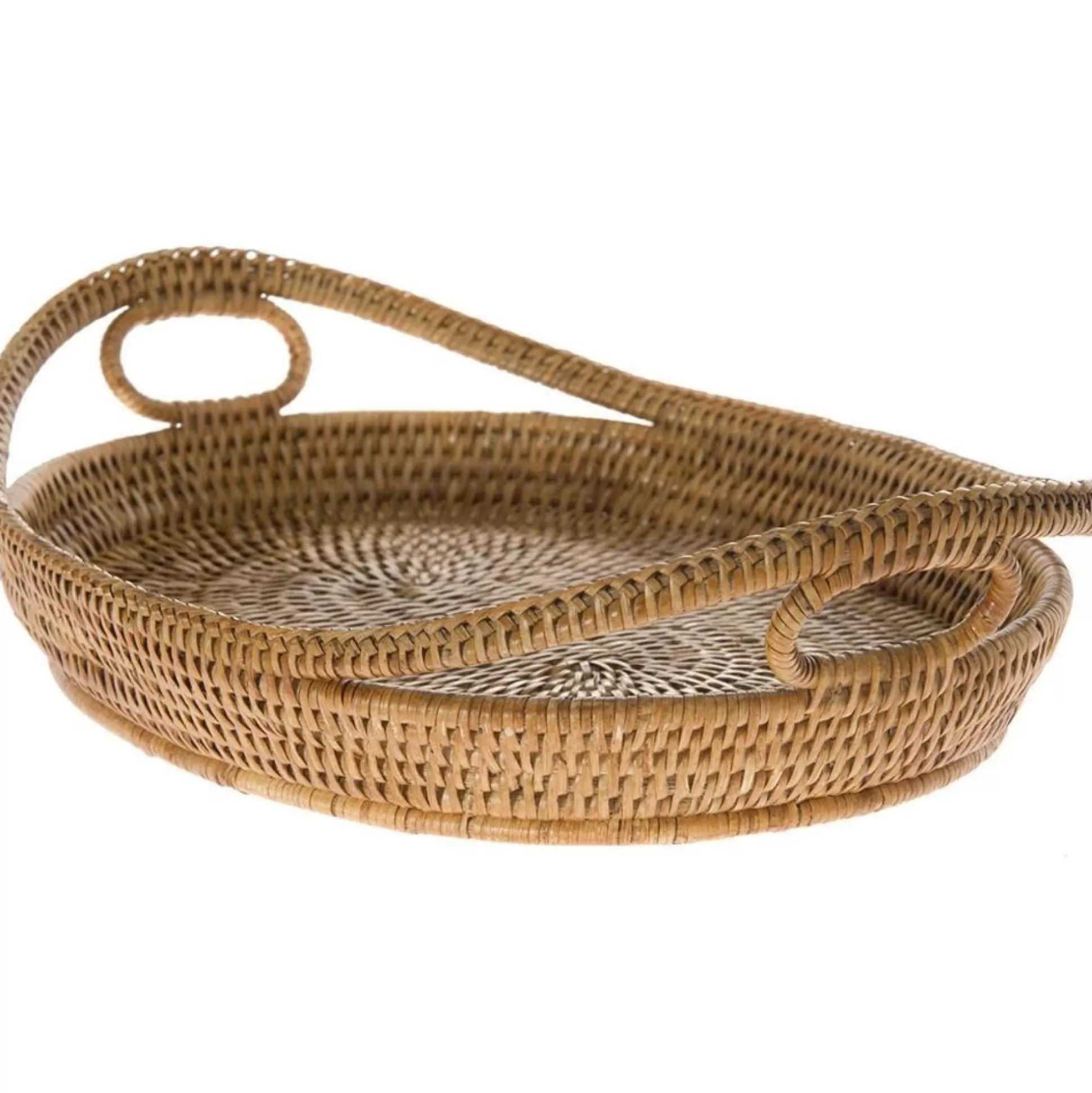 Pomegranate Inc. Rattan Wicker & Bamboo*Woven Rattan Serving Tray