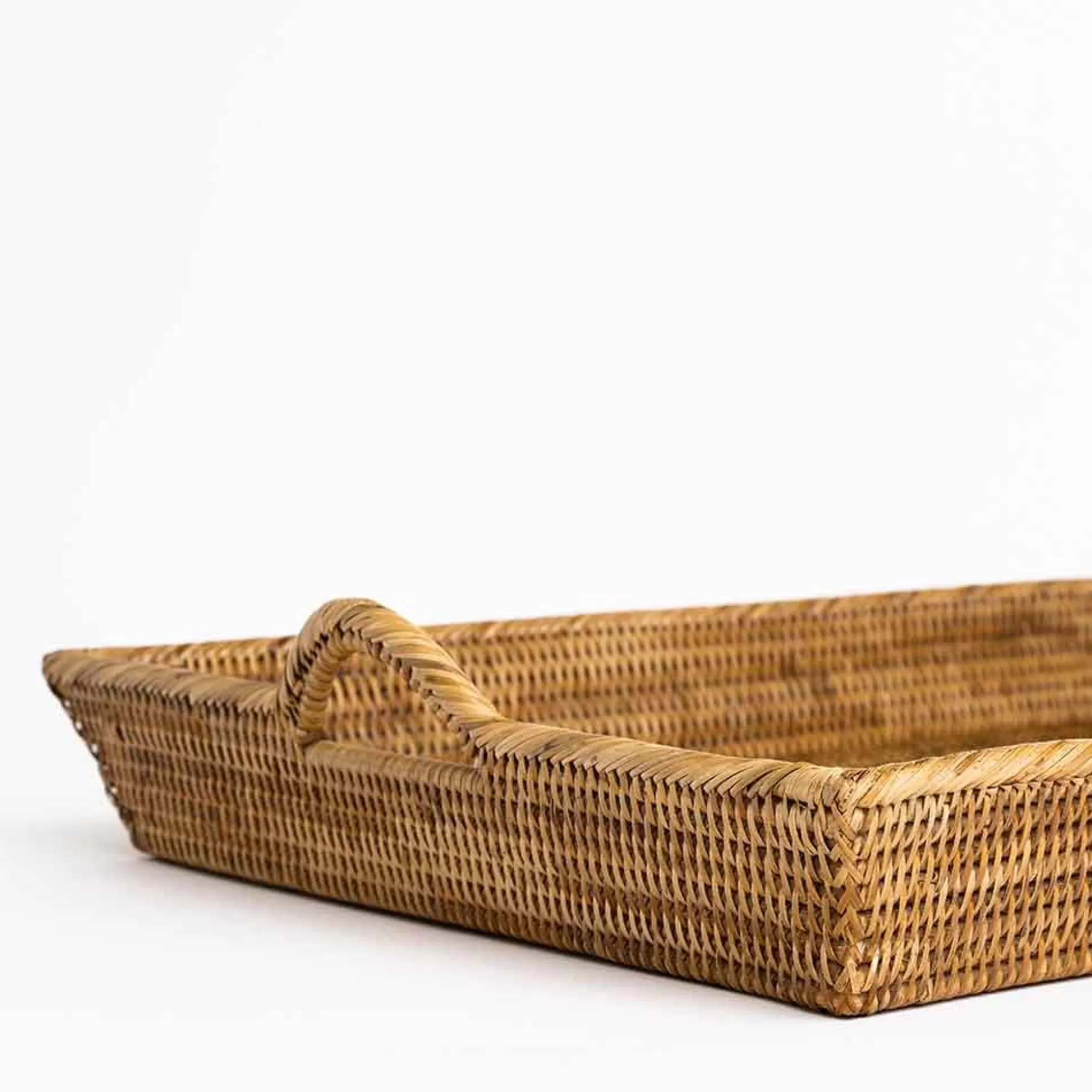 Pomegranate Inc. Rattan Wicker & Bamboo*Woven Rattan Slanted Tray