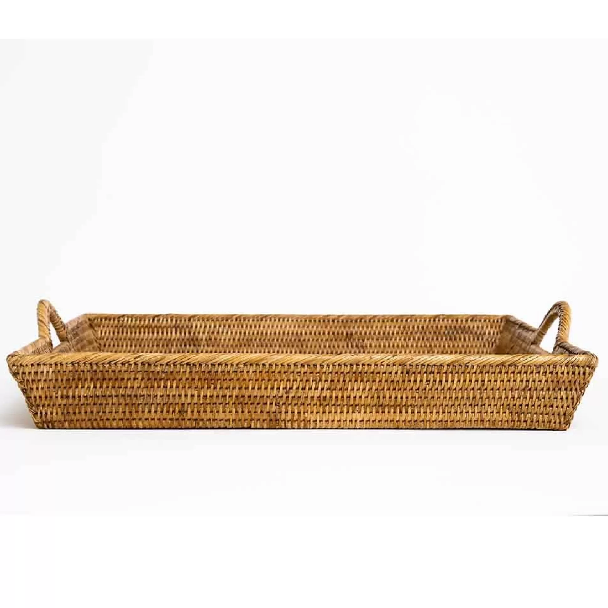 Pomegranate Inc. Rattan Wicker & Bamboo*Woven Rattan Slanted Tray